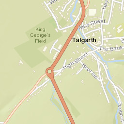 Talgarth Street Map