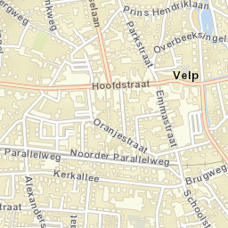 Velp Street Map