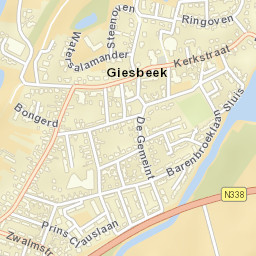 Giesbeek Street Map