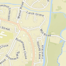 Water Eaton Street Map