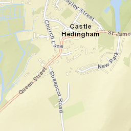 Castle Hedingham Street Map