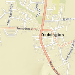 Deddington Street Map