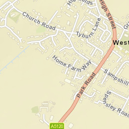 Westoning Street Map