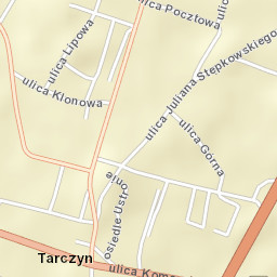 Tarczyn Street Map