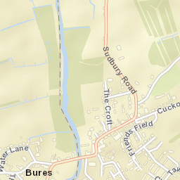 Bures Saint Mary Street Map