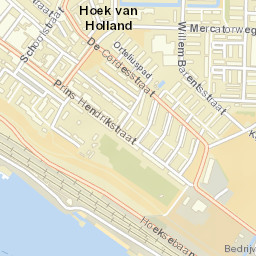 Hoek van Holland Street Map