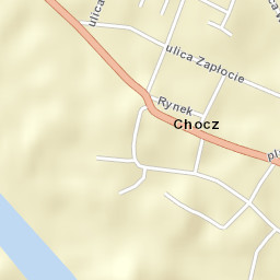 Chocz Street Map