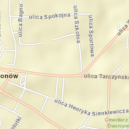 Mszczonów Street Map