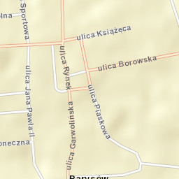 Parysów Street Map