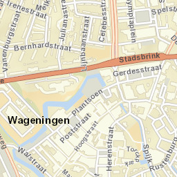Wageningen Street Map