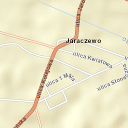 Jaraczewo Street Map