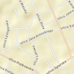 Głowno Street Map