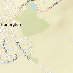 Harlington Street Map