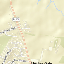 Shotley Gate Street Map
