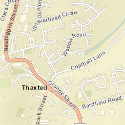 Thaxted Street Map