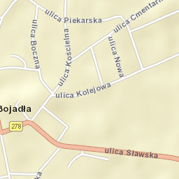Bojadła Street Map
