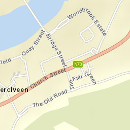 Cahersiveen Street Map