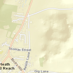 Heath and Reach Street Map