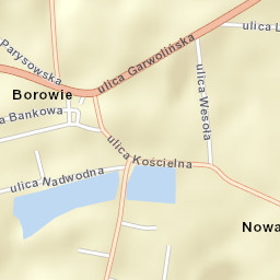 Borowie Street Map