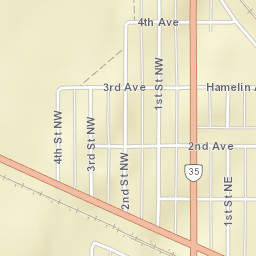 Wadena Street Map