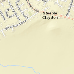 Steeple Claydon Street Map