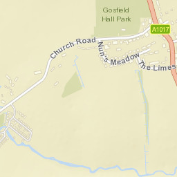 Gosfield Street Map