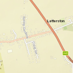 Letterston Street Map