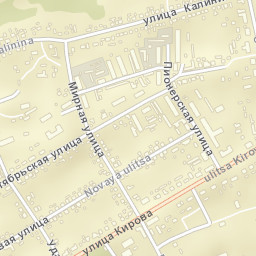 Khomutovka Street Map