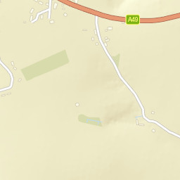 A49, Ross-on-Wye, Herefordshire HR9, UK Street Map