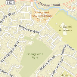 12 Kingfisher Drive, Cheltenham, Gloucestershire Street Map