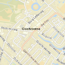 Oostvoorne Street Map