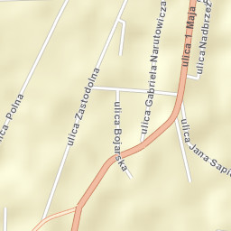 Kodeń Street Map