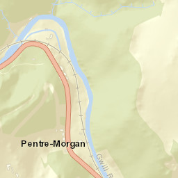 A484, Carmarthen, Carmarthenshire SA33, UK Street Map
