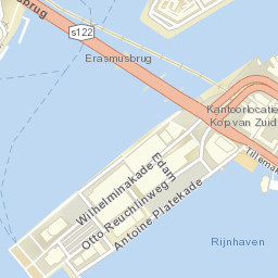 Kop van Zuid Street Map