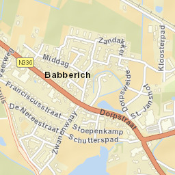 Babberich Street Map