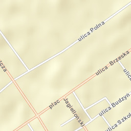 Łomazy Street Map