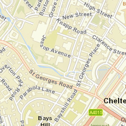 Cheltenham Street Map