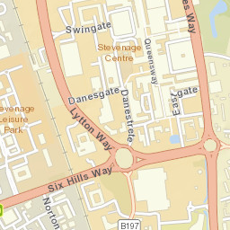 Stevenage Street Map
