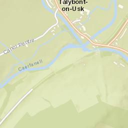 Canol Pentre, Brecon, Powys LD3, UK Street Map