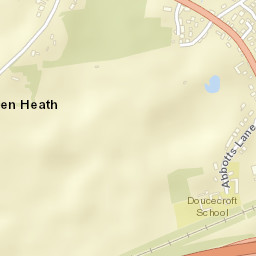 Eight Ash Green Street Map