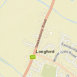 112-113 Tewkesbury Rd, Longford, Gloucestershire GL2, UK Street Map