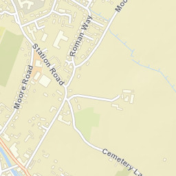 Bourton on the Water Street Map