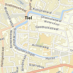 Tiel Street Map