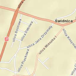 Świdnica Street Map