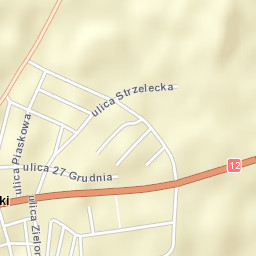 Piaski Street Map