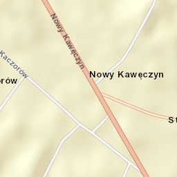 Kawęczyn Nowy Street Map