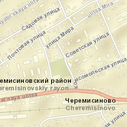 Cheremisinovo Street Map
