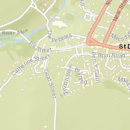 Saint Davids Street Map