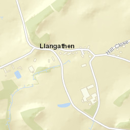 Aberglasney, Main Entrance (NE-bound, Unmarked) Street Map