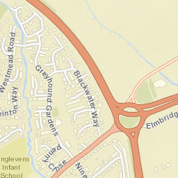 26 Blackwater Way, Longlevens, Gloucester Street Map